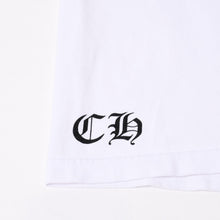 画像をギャラリービューアに読み込む, CHROME HEARTS クロムハーツ 半袖Tシャツ オールド T BAR スター プリント サイズ S ホワイト コットン 美品 中古 4b014101
