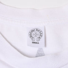 画像をギャラリービューアに読み込む, CHROME HEARTS クロムハーツ 半袖Tシャツ オールド T BAR スター プリント サイズ S ホワイト コットン 美品 中古 4b014101