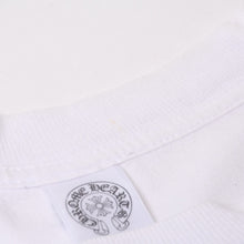 画像をギャラリービューアに読み込む, CHROME HEARTS クロムハーツ 半袖Tシャツ オールド T BAR スター プリント サイズ S ホワイト コットン 美品 中古 4b014101