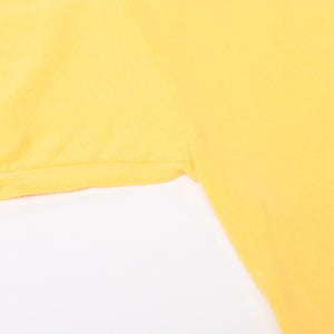 HELL VINTAGE 半袖Tシャツ トップス クールネック カットソー ワンポイント サイズL イエロー 美品 中古 4b014083