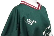 画像をギャラリービューアに読み込む, BYHA ゲーム シャツ vintage ヴィンテージ スポーツ ホッケー ポリエステル グリーン マルチカラー サイズXL 美品 中古 4b001411