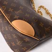 画像をギャラリービューアに読み込む, 新品未使用 LOUIS VUITTON ルイヴィトン ブローニュMM ショルダーバッグ M45831 PVC ヌメ革 ブラウン ゴールド金具 中古 4b014134