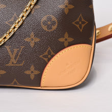 画像をギャラリービューアに読み込む, 新品未使用 LOUIS VUITTON ルイヴィトン ブローニュMM ショルダーバッグ M45831 PVC ヌメ革 ブラウン ゴールド金具 中古 4b014134