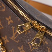 画像をギャラリービューアに読み込む, 新品未使用 LOUIS VUITTON ルイヴィトン ブローニュMM ショルダーバッグ M45831 PVC ヌメ革 ブラウン ゴールド金具 中古 4b014134