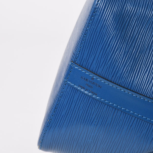 LOUIS VUITTON ルイヴィトン エピ プチノエ ワンショルダーバッグ M44105 AR1915 エピレザー ブルー ゴールド金具 良品 中古 4b014031