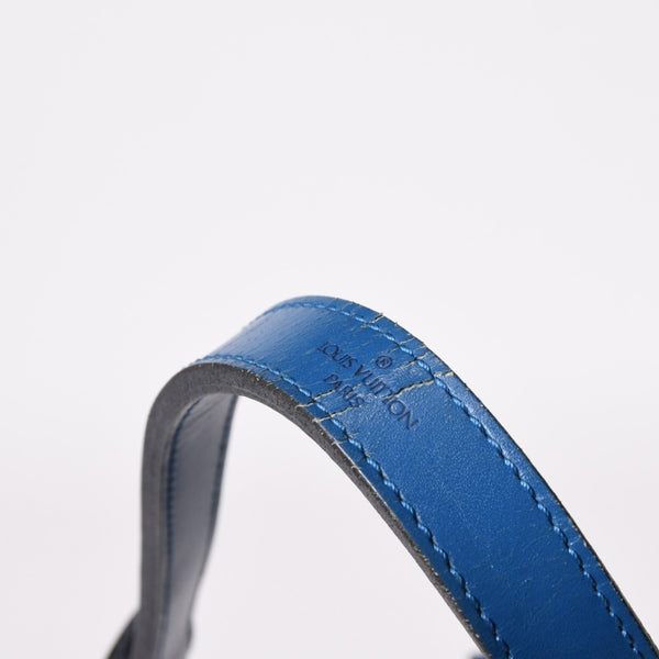 LOUIS VUITTON ルイヴィトン エピ プチノエ ワンショルダーバッグ M44105 AR1915 エピレザー ブルー ゴールド金具 良品 中古 4b014031