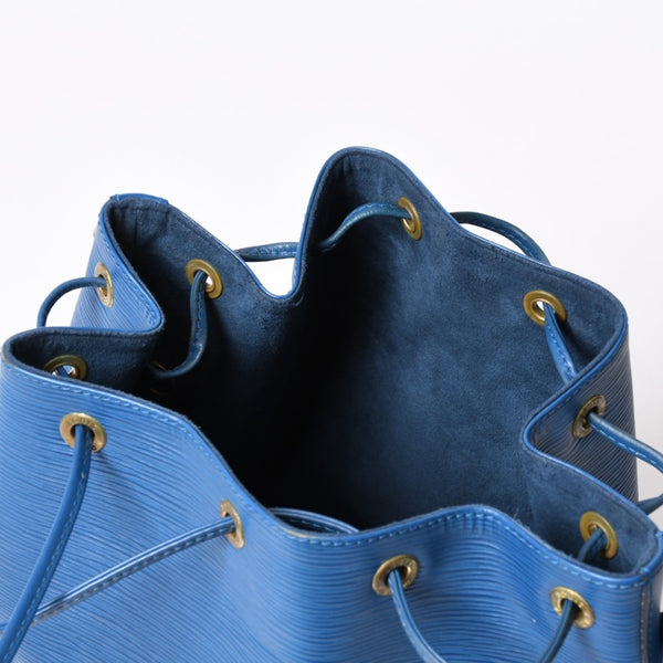 LOUIS VUITTON ルイヴィトン エピ プチノエ ワンショルダーバッグ M44105 AR1915 エピレザー ブルー ゴールド金具 良品 中古 4b014031