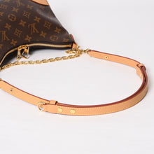画像をギャラリービューアに読み込む, 新品未使用 LOUIS VUITTON ルイヴィトン ブローニュMM ショルダーバッグ M45831 PVC ヌメ革 ブラウン ゴールド金具 中古 4b014134