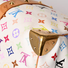 画像をギャラリービューアに読み込む, LOUIS VUITTON ルイヴィトン キーポル45 ボストンバッグ M92641 モノグラム マルチカラー ホワイト 村上隆 良品 中古 4b014128