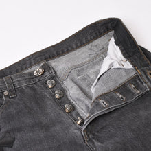 画像をギャラリービューアに読み込む, CHROME HEARTS クロムハーツ × LEVI'S 501 リーバイス501 セメタリークロスパッチ デニムパンツ サイズ30 19パッチ 美品 中古 4b014143