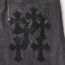 画像をギャラリービューアに読み込む, CHROME HEARTS クロムハーツ × LEVI'S 501 リーバイス501 セメタリークロスパッチ デニムパンツ サイズ30 19パッチ 美品 中古 4b014143