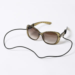 BOTTEGA VENETA ボッテガヴェネタ Sunglasses サングラス カーキ 58□17 135 イタリア製 美品 中古 4a000071