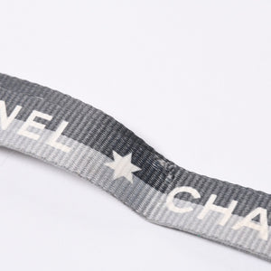 CHANEL シャネル スポーツライン ネックストラップ キーホルダー ココマーク ロゴ グレー シルバー 美品 中古 4b014154