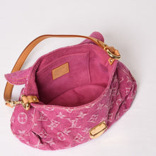 画像をギャラリービューアに読み込む, 極美品 LOUIS VUITTON ルイヴィトン ミニプリーティ ワンショルダーバッグ M95216 モノグラム デニム ピンク 中古 4b014178