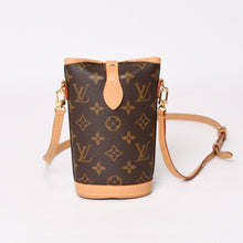 画像をギャラリービューアに読み込む, 極美品 LOUIS VUITTON ルイヴィトン フォールド ミー ポーチ ショルダーバッグ M80874 モノグラム キャンバス ヌメ革 中古 4b014032
