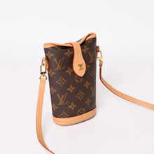 画像をギャラリービューアに読み込む, 極美品 LOUIS VUITTON ルイヴィトン フォールド ミー ポーチ ショルダーバッグ M80874 モノグラム キャンバス ヌメ革 中古 4b014032