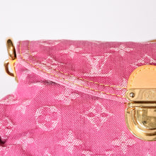 画像をギャラリービューアに読み込む, 極美品 LOUIS VUITTON ルイヴィトン ミニプリーティ ワンショルダーバッグ M95216 モノグラム デニム ピンク 中古 4b014178