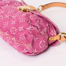 画像をギャラリービューアに読み込む, 極美品 LOUIS VUITTON ルイヴィトン ミニプリーティ ワンショルダーバッグ M95216 モノグラム デニム ピンク 中古 4b014178