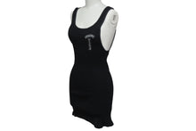 画像をギャラリービューアに読み込む, CHROME HEARTS クロムハーツ FUCK YOU クロス バック プリント タンクトップ ブラック コットン サイズL 美品 中古 4b001420