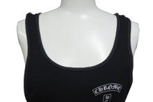 画像をギャラリービューアに読み込む, CHROME HEARTS クロムハーツ FUCK YOU クロス バック プリント タンクトップ ブラック コットン サイズL 美品 中古 4b001420