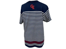 画像をギャラリービューアに読み込む, GOOD ENOUGH グッドイナフ ボーダー半袖 Tシャツ GE-136006 ネイビー サイズM 日本製 コットン 美品 中古 4b001424
