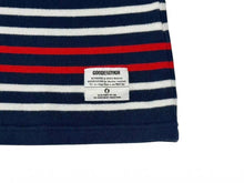 画像をギャラリービューアに読み込む, GOOD ENOUGH グッドイナフ ボーダー半袖 Tシャツ GE-136006 ネイビー サイズM 日本製 コットン 美品 中古 4b001424