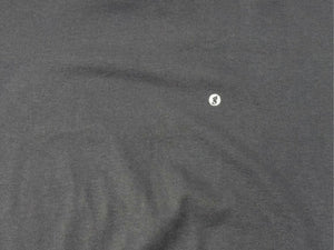 GOOD ENOUGH グッドイナフ G Logo 刺繍 フラワー柄 バックプリント 半袖Tシャツ ロゴ 90s グレー サイズM コットン 美品 中古 4b001427
