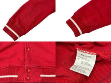 Load image into Gallery viewer, STUSSY AUTHENTIC GEAR オールド ステューシー オーセンティック ギア 90's スタジャン ジャケット レッド サイズM 美品 中古 4b001434