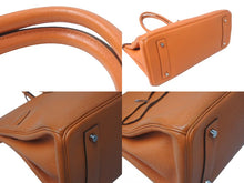 Load image into Gallery viewer, ゴルチェ期 HERMES エルメス ショルダーバーキン オレンジ トリヨンクレマンス ◻︎O刻 シルバー金具 美品 中古 4b001459