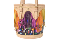 Load image into Gallery viewer, 極美品 LOUIS VUITTON ルイヴィトン フラーンジュ バケット ハンドバッグ M40109 モノグラム マルチカラー ポーチ付き 中古 4b001461
