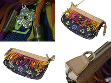 Load image into Gallery viewer, 極美品 LOUIS VUITTON ルイヴィトン フラーンジュ バケット ハンドバッグ M40109 モノグラム マルチカラー ポーチ付き 中古 4b001461