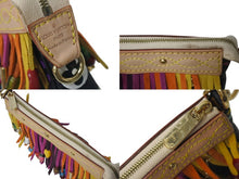Load image into Gallery viewer, 極美品 LOUIS VUITTON ルイヴィトン フラーンジュ バケット ハンドバッグ M40109 モノグラム マルチカラー ポーチ付き 中古 4b001461