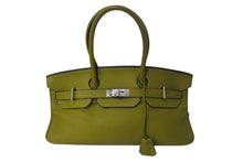 画像をギャラリービューアに読み込む, 極美品 ゴルチェ期 HERMES エルメス ショルダーバーキン トリヨンクレマンス アニスグリーン □H刻印 ショルダーバッグ 中古 4b001462