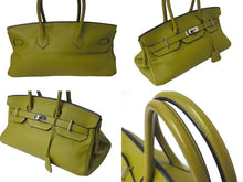 画像をギャラリービューアに読み込む, 極美品 ゴルチェ期 HERMES エルメス ショルダーバーキン トリヨンクレマンス アニスグリーン □H刻印 ショルダーバッグ 中古 4b001462