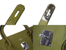 画像をギャラリービューアに読み込む, 極美品 ゴルチェ期 HERMES エルメス ショルダーバーキン トリヨンクレマンス アニスグリーン □H刻印 ショルダーバッグ 中古 4b001462