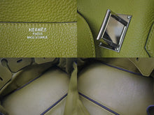 画像をギャラリービューアに読み込む, 極美品 ゴルチェ期 HERMES エルメス ショルダーバーキン トリヨンクレマンス アニスグリーン □H刻印 ショルダーバッグ 中古 4b001462