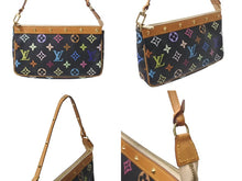 画像をギャラリービューアに読み込む, 極美品 LOUIS VUITTON ルイヴィトン ポシェットアクセソワール アクセサリーポーチ M92648 モノグラム マルチカラー ブラック 中古 4b001464