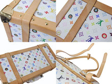 画像をギャラリービューアに読み込む, LOUIS VUITTON × 村上隆 ルイヴィトン ボストンバッグ サックジギャンティック M92057 ブロン マルチ ゴールド金具 美品 中古 4b001467