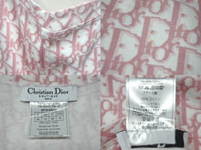 画像をギャラリービューアに読み込む, Christian Dior クリスチャンディオール タンクトップ 4P16155010 サイズ42 トロッター ガリアーノ期 ピンク ラインストーン 美品 中古 4b001468
