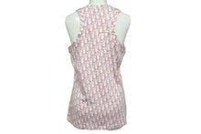 画像をギャラリービューアに読み込む, Christian Dior クリスチャンディオール タンクトップ 4P16155010 サイズ42 トロッター ガリアーノ期 ピンク ラインストーン 美品 中古 4b001468