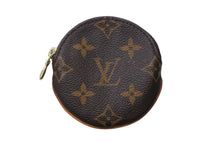 Load image into Gallery viewer, LOUIS VUITTON ルイヴィトン ポルトモネ ロン コインケース 小銭入れ M61926 モノグラム ブラウン 美品 中古 4b001469