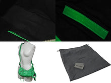 画像をギャラリービューアに読み込む, 極美品 BALENCIAGA バレンシアガ ショルダーバッグ 671309 ル カゴールXS グリーン レザー アンティークシルバー金具 中古 4b001471