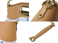 Load image into Gallery viewer, LOUIS VUITTON ルイヴィトン モノグラムマルチカラー ジュディPM 村上隆 ハンドバッグ M40257 ホワイト 美品 中古 4b001478