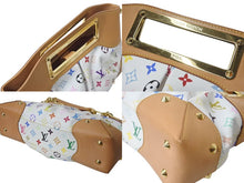 Load image into Gallery viewer, LOUIS VUITTON ルイヴィトン モノグラムマルチカラー ジュディPM 村上隆 ハンドバッグ M40257 ホワイト 美品 中古 4b001478