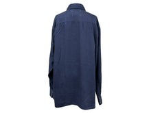 画像をギャラリービューアに読み込む, 新品未使用 Maison Margiela メゾンマルジェラ Long Sleeve Shirt 長袖シャツ サイズ41 ネイビー イエロー ブラウン 中古 4b001483