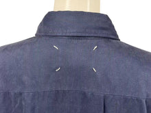 画像をギャラリービューアに読み込む, 新品未使用 Maison Margiela メゾンマルジェラ Long Sleeve Shirt 長袖シャツ サイズ41 ネイビー イエロー ブラウン 中古 4b001483