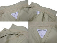 画像をギャラリービューアに読み込む, BOTTEGA VENETA ボッテガヴェネタ 22SS ポケット付きオーバーサイズ半袖シャツ 695362 V1V60 カーキ サイズ46 美品 中古 4b001484