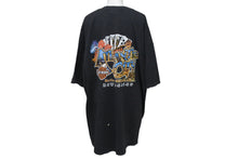 画像をギャラリービューアに読み込む, Harley Davidson ハーレーダビットソン ヴィンテージ 半袖Tシャツ NEWJERSEY コットン ブラック レッド サイズ2XL 美品 中古 4b001489