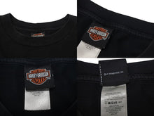 画像をギャラリービューアに読み込む, HARLEY DAVIDSON ハーレーダビッドソン ロゴ プリント Tシャツ ブラック サイズXXL ブラック 中古 美品 4b001491