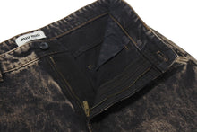 Load image into Gallery viewer, 極美品 MIU MIU ミュウミュウ ロゴ デニム パンツ 2022 ダメージ加工 ブラック サイズ42 中古 4b001492